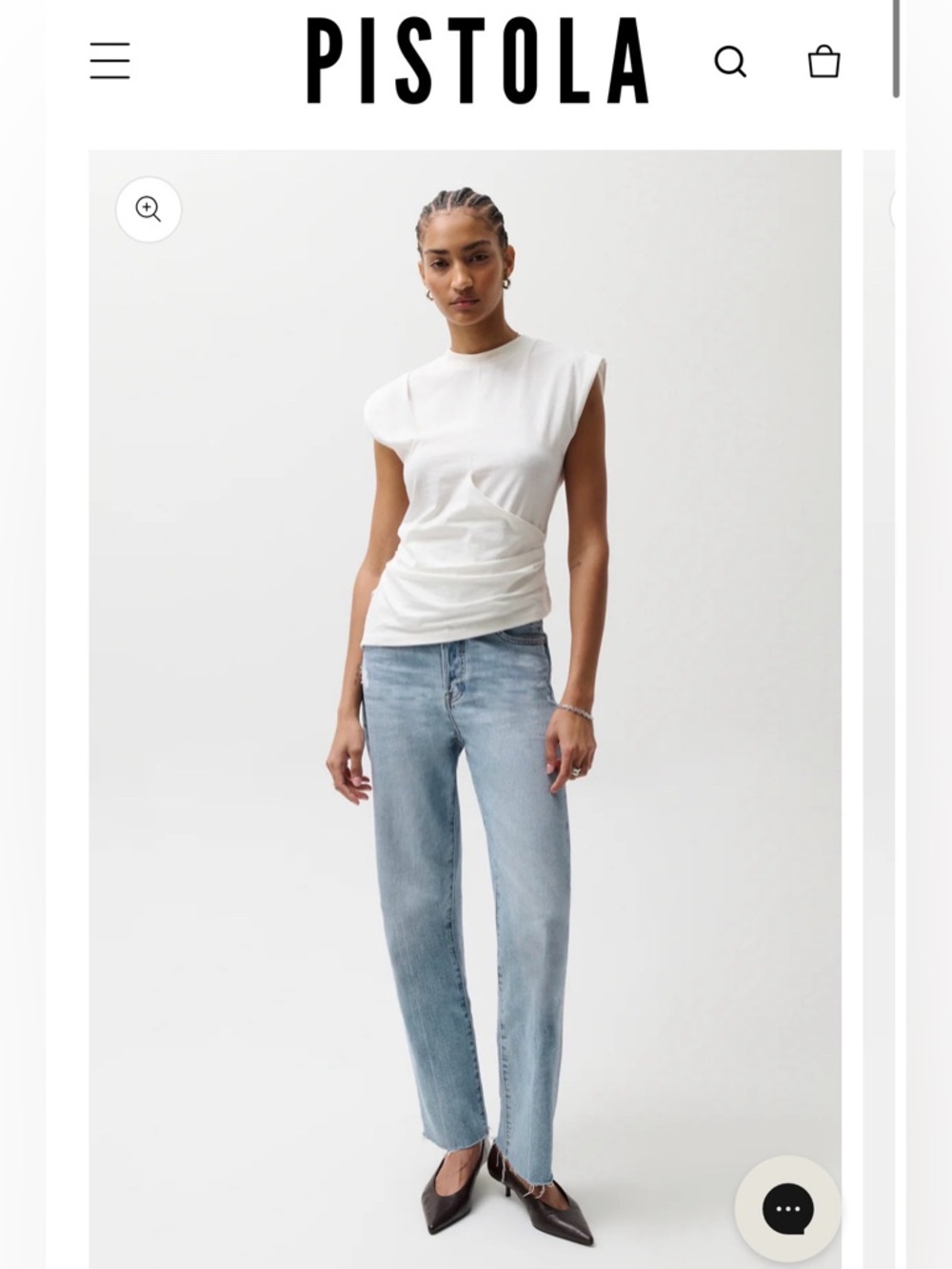 pistola CASSIE SUPER HIGH RISE STRAIGHT JEAN